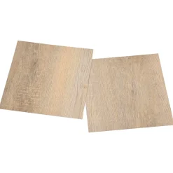 vidaXL Zelfklevende Vloerplanken Donkerbruin en Grijs 30,5 x 30,5 cm