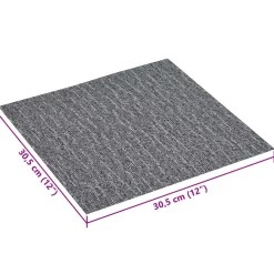 vidaXL Zelfklevende Vloerplanken Grijs en Lichtgrijs 30,5 x 30,5 cm