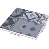 vidaXL Zelfklevende Vloerplanken Zwart 30,5 x 30,5 cm 20 st PVC