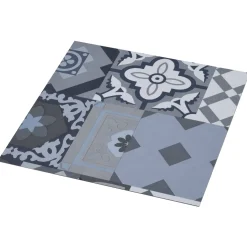 vidaXL Zelfklevende Vloerplanken Zwart 30,5 x 30,5 cm 20 st PVC
