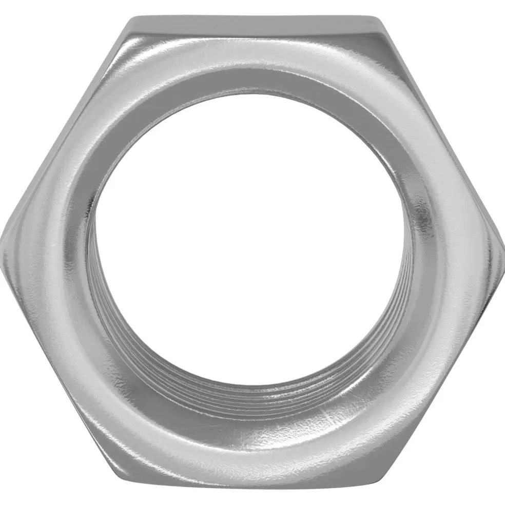 vidaXL Zeshoekige Moer 2 st zilver M6 Metaal