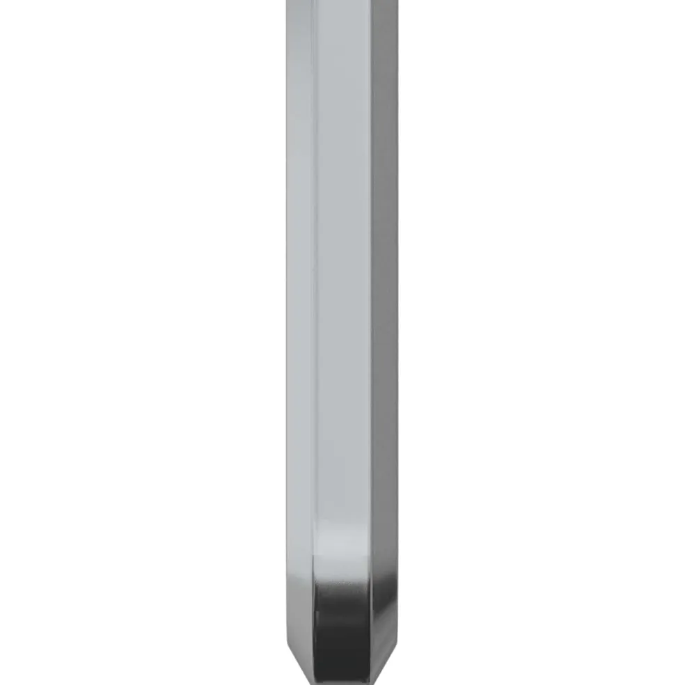 vidaXL Zeskantsleutel 2 st zilver 20 x 52 mm Staal