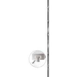 vidaXL Zij-ingangsdeur 98 x 198 cm PVC Antraciet