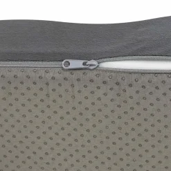 vidaXL Zitkussen Effen Grijs 40 x 40 x 13 cm PU Schuim