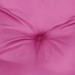 vidaXL Zitkussen rond Ø 60x11 cm oxford stof roze
