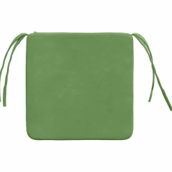 vidaXL Zitkussens 4 st Fluweel Lichtgroen 40 x 40 x 3 cm