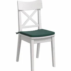 vidaXL Zitkussens 4 st Fluweel Donkergroen 40 x 40 x 3 cm