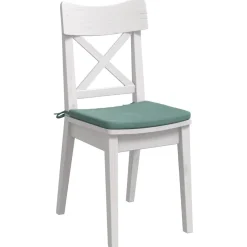 vidaXL Zitkussens 4 st Fluweel Zeegroen 40 x 40 x 3 cm