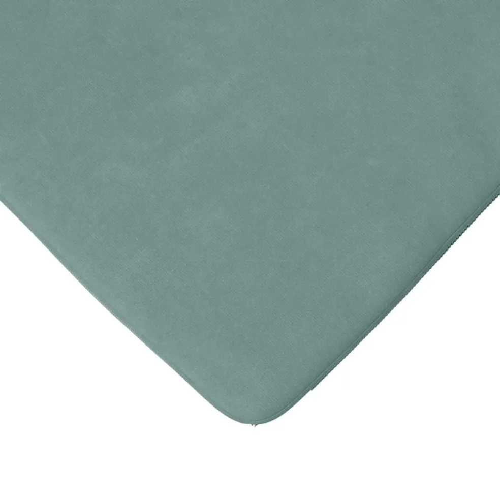 vidaXL Zitkussens 4 st Fluweel Zeegroen 40 x 40 x 3 cm