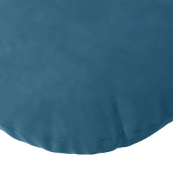 vidaXL Zitkussens 2 st Fluweel Blauw Ø30 x 13 cm
