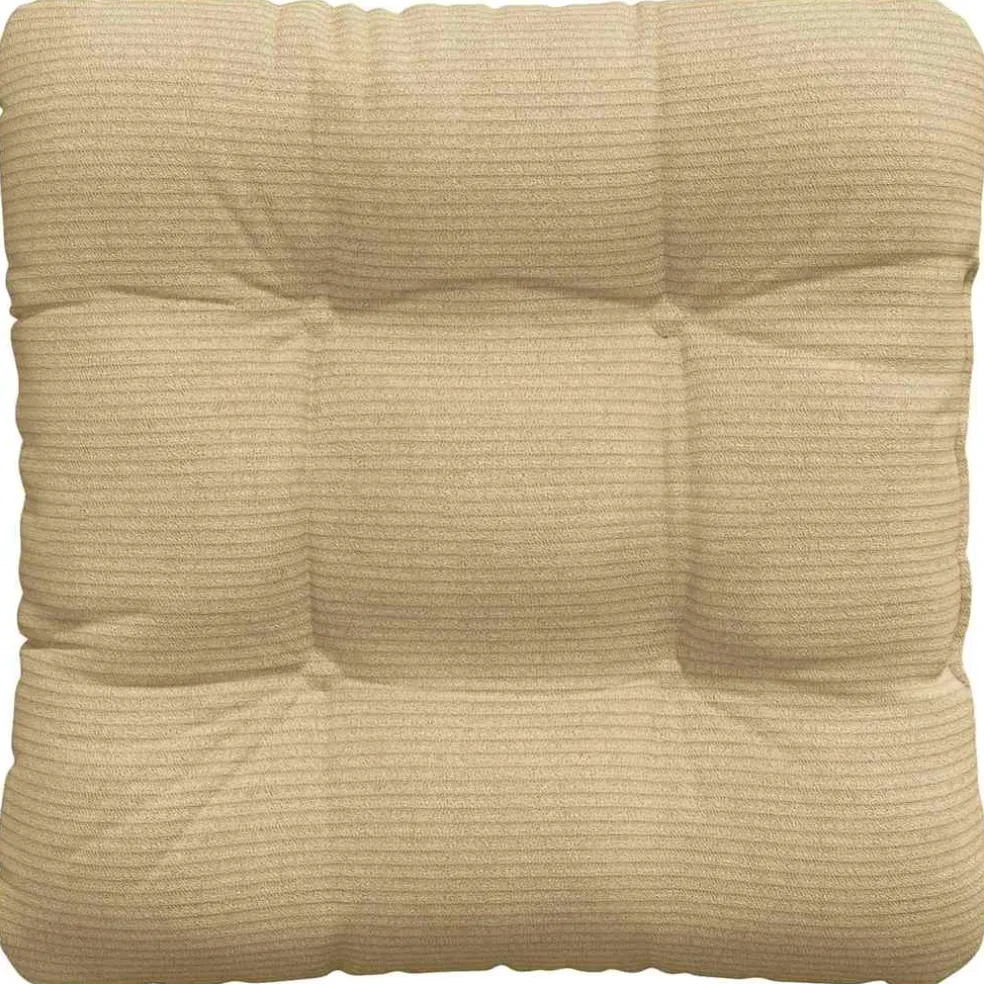 vidaXL Zitkussens 4 st Katoen Stof Grijs groen 40 x 40 cm