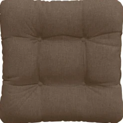 vidaXL Zitkussens 4 st Stof Bruin 40 x 40 x 12 cm