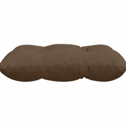 vidaXL Zitkussens 4 st Stof Bruin 40 x 40 x 12 cm