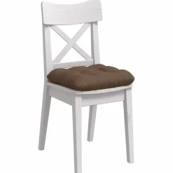 vidaXL Zitkussens 4 st Stof Bruin 40 x 40 x 12 cm