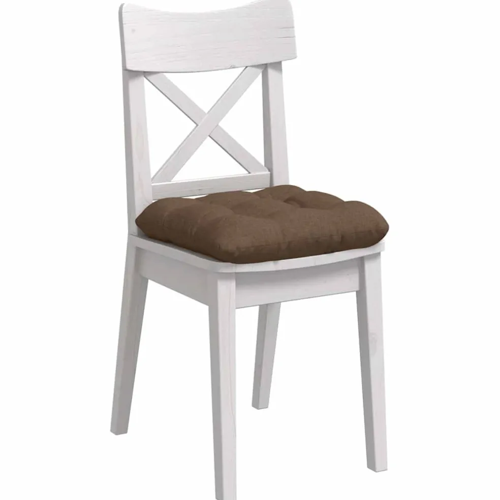 vidaXL Zitkussens 4 st Stof Bruin 40 x 40 x 12 cm