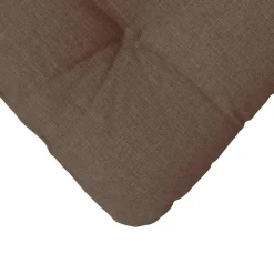 vidaXL Zitkussens 4 st Stof Bruin 40 x 40 x 12 cm