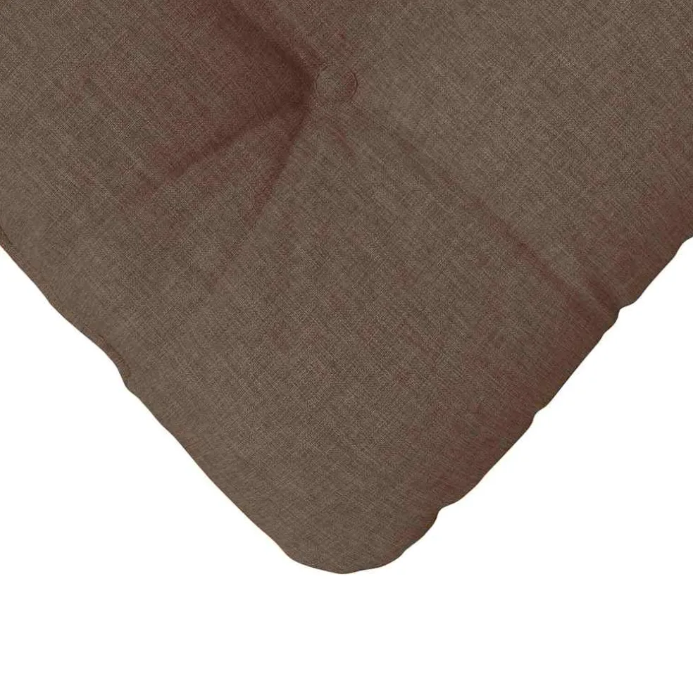 vidaXL Zitkussens 4 st Stof Bruin 40 x 40 x 12 cm