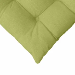 vidaXL Zitkussens 4 st Stof Lichtgroen 40 x 40 x 12 cm
