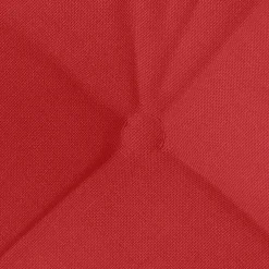 vidaXL Zitkussens 4 st Stof Rood 40 x 40 x 12 cm