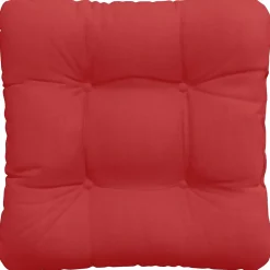 vidaXL Zitkussens 4 st Stof Rood 40 x 40 x 12 cm