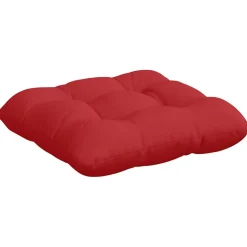 vidaXL Zitkussens 4 st Stof Rood 40 x 40 x 12 cm