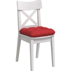 vidaXL Zitkussens 4 st Stof Rood 40 x 40 x 12 cm