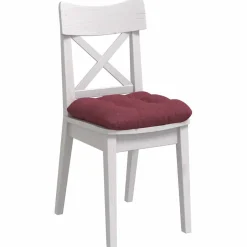 vidaXL Zitkussens 4 st Stof Wijnrood 40 x 40 x 12 cm