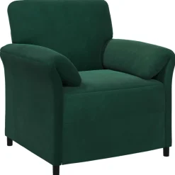 vidaXL 1-Zits Bank Donkergroen 88 x 83 x 95 cm Fluweel
