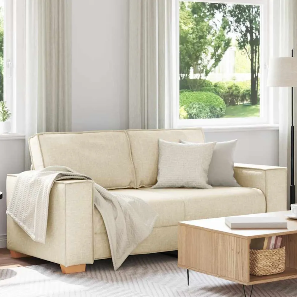 vidaXL 2-zitsbank Linnen 180x78x84 cm