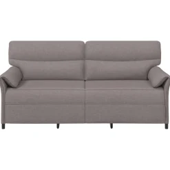 vidaXL 3-Zits Bank Taupe 198 x 83 x 95 cm