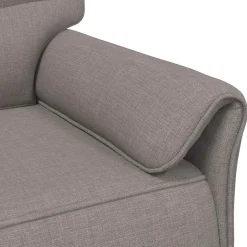 vidaXL 3-Zits Bank Taupe 198 x 83 x 95 cm