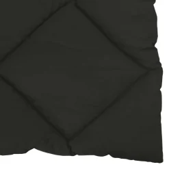 vidaXL Zomerdekbed 200 x 135 cm Zomer 200 gsm Zwart