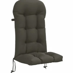 vidaXL Zon Loungerkussen PUTTEN 100% Polyester Antraciet