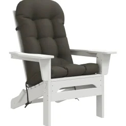 vidaXL Zon Loungerkussen PUTTEN 100% Polyester Antraciet