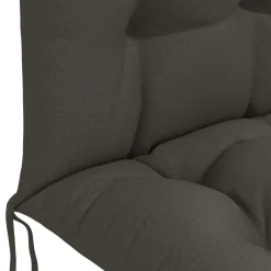 vidaXL Zon Loungerkussen PUTTEN 100% Polyester Antraciet