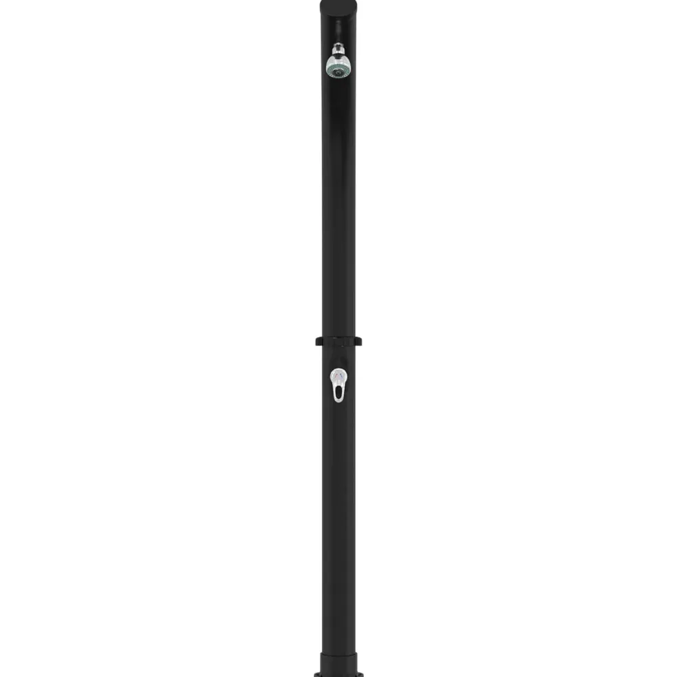 vidaXL Zonne Douche met Douchekop 20 l PVC, ABS, Zinklegering Zwart