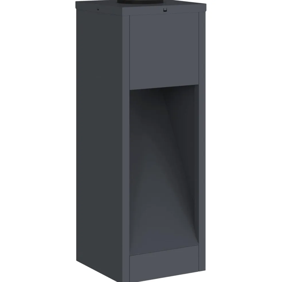 vidaXL Zonne LED Padverlichting 2 st Warmwit 18 x 18 x 50 cm