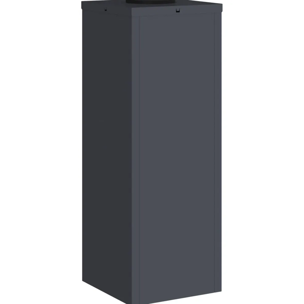 vidaXL Zonne LED Padverlichting 2 st Warmwit 18 x 18 x 50 cm