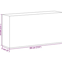 vidaXL Zoutstenen 10 st Roze 20 x 10 x 5 cm Steenzout