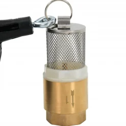 vidaXL Zuigslang met messing koppelingen 1,1'' 3 m PVC zwart