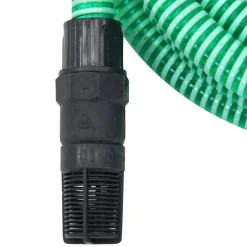 vidaXL Zuigslang met PVC koppelingen 1,1'' 7 m PVC groen