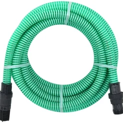 vidaXL Zuigslang met PVC koppelingen 1,1'' 7 m PVC groen