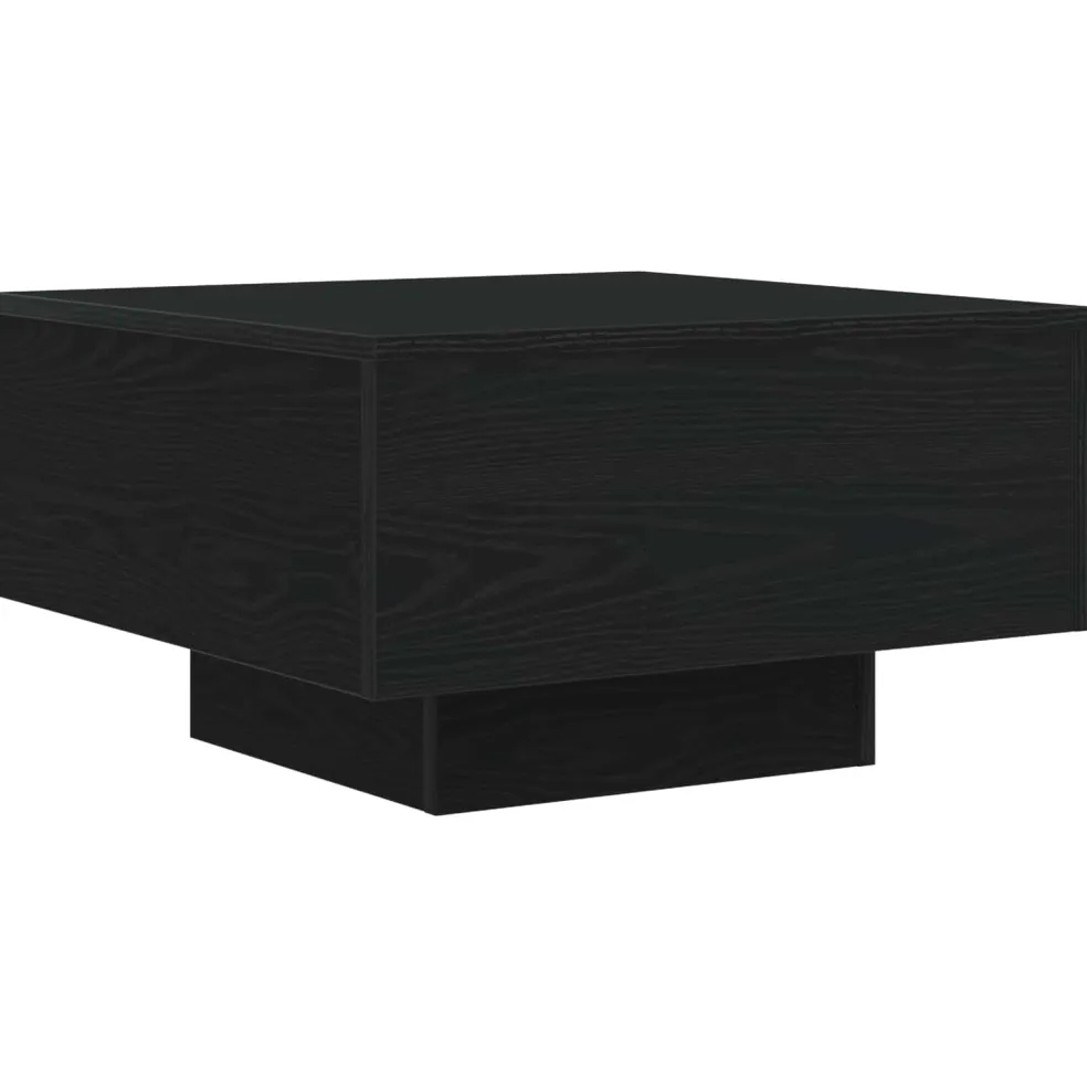 vidaXL Zwart eiken 55 x 55 x 31 cm Bewerkt hout