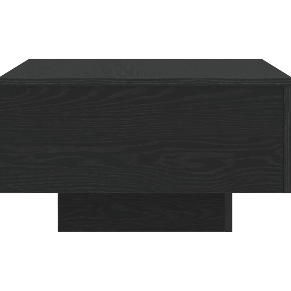 vidaXL Zwart eiken 55 x 55 x 31 cm Bewerkt hout