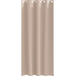 vidaXL Zwart-out Gordijnen met Ringen 2 st Taupe 225 x 140 cm