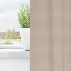 vidaXL Zwart-out Gordijnen met Ringen 2 st Taupe 225 x 140 cm