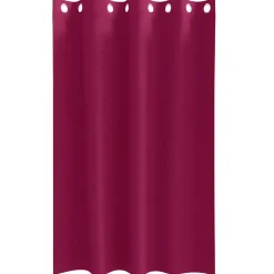 vidaXL Zwart-out Gordijnen met Ringen 2 st Wijnrood 175 x 140 cm