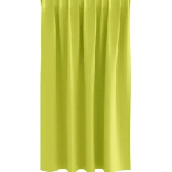 vidaXL Zwart-out Gordijnen met Ringen 2 st Groen 140 x 140 cm