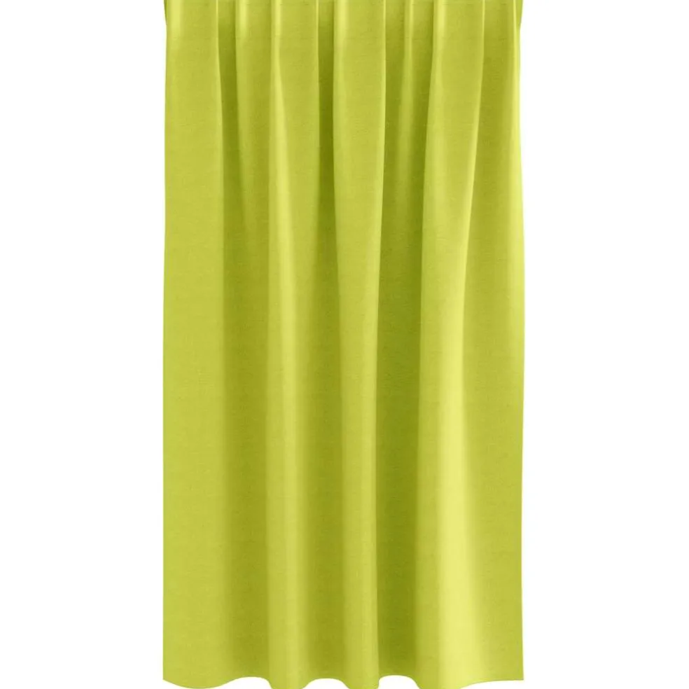 vidaXL Zwart-out Gordijnen met Ringen 2 st Groen 140 x 140 cm