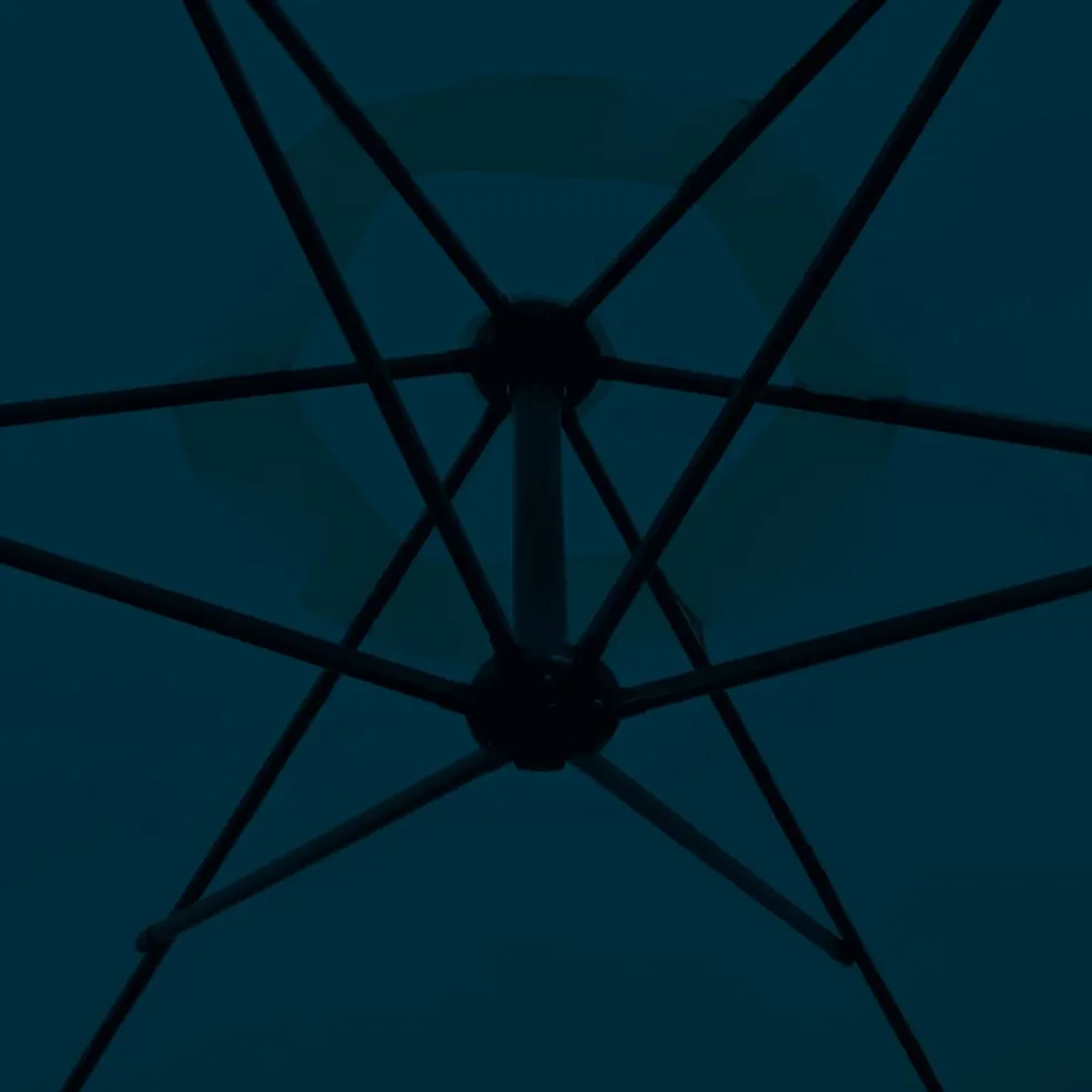 vidaXL Zweefparasol 3 m blauw